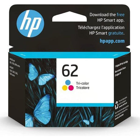 HP 62 N9J42A Tri-Colour Ink Cartridge | Genuine & Brand New