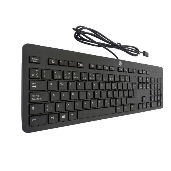 HP 803181-001 Slim USB Wired Keyboard Black | Brand New