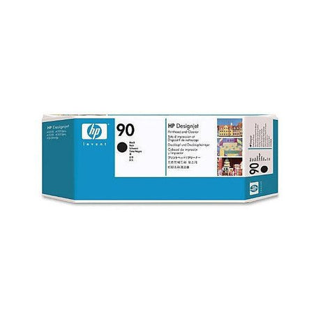 HP 90 Black Original DesignJet Printhead and Cleaner C5054A  | Genuine & Brand New