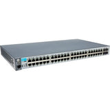 HP Aruba 2530-48G J9775A Refurbished 48-Port Managed Switch - Angled View
