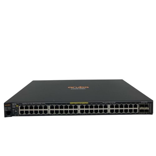 HP Aruba 2530-48G-PoE+ J9772A Refurbished Managed Switch - Front View