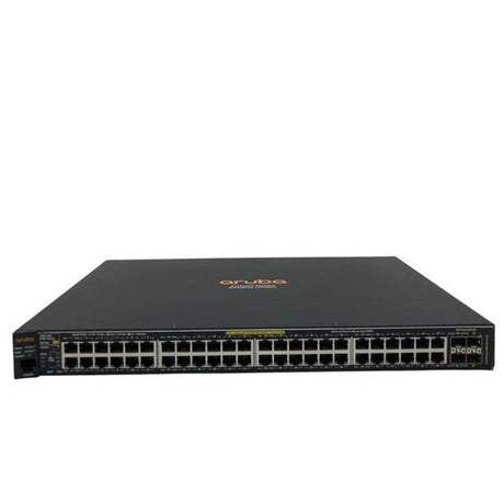 HP Aruba 2530-48G-PoE+ J9772A Refurbished Managed Switch - Front View