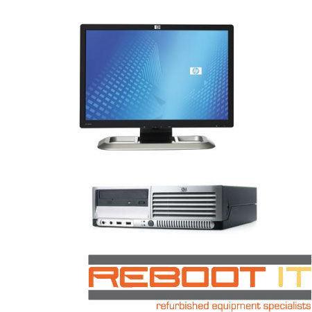 HP DC7700 Core 2 Duo E4300 1GB 80GB DVDRW XP 20" LCD Computer