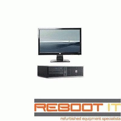 HP DC7800 Core 2 Duo E8300 2.83GHz 2GB 80GB DVDRW PC Computer + 19" LCD Monitor
