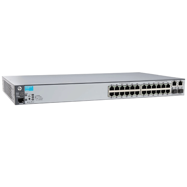 HP E2620-24 J9623A 24 Port 10/100 + 2 x Gigabit + 2 x SFP Ports | 3mth Wty