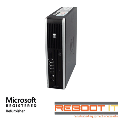 HP Elite 8000 Ultra Small Quad Core Q9505 2.83GHz 4GB 250GB DVDRW PC