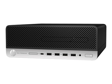 HP EliteDesk 705 G5 SFF Desktop PC — Ryzen 5 PRO 3400G front view