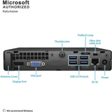 HP EliteDesk 800 G2 Mini PC i5-6500T Refurbished Desktop - Angled View
