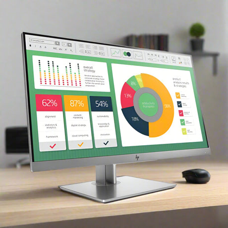 HP EliteDisplay E223 IPS 21.5" 1920x1080 5ms 16:9 VGA HDMI DP USB | 3mth Wty
