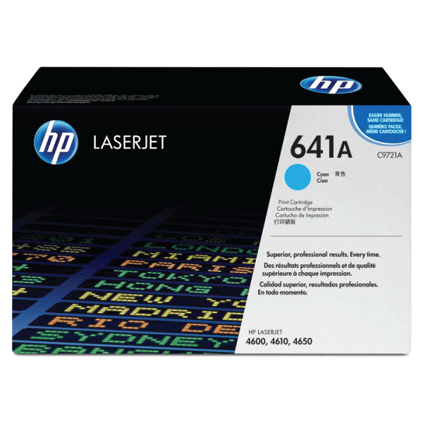 HP LaserJet 641A C9721A Cyan Toner Cartridge | Genuine & Brand New