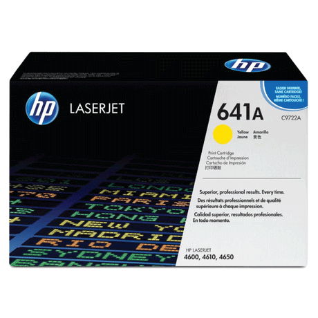 HP LaserJet 641A C9722A Yellow Toner Cartridge | Genuine & Brand New