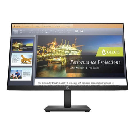 HP P224 21.5 inch Full HD VA LED Monitor — front view