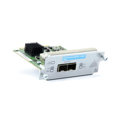HP ProCurve J9008A 2-Port 10GbE SFP+ al Module Refurbished Networking - Angled View