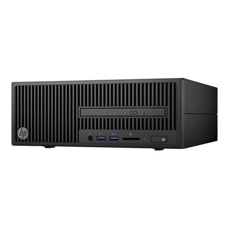 HP ProDesk 280 G2 MT Refurbished Desktop - Angled View