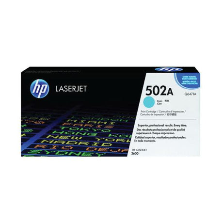 HP Q6471A 502A Toner Cartridge Cyan | Genuine & Brand New