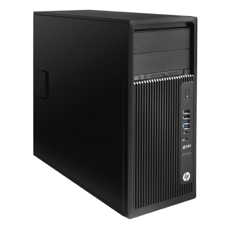 HP Z240 Workstation i7 6700 3.4GHz 16GB 256GB SSD Quadro K2200 W10P | 3mth Wty