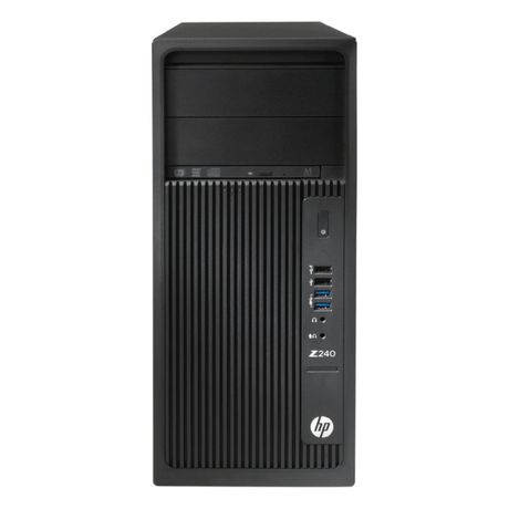 HP Z240T Workstation Xeon E3-1240 3.3GHz 32GB 256GB SSD Quadro K2200 W10P