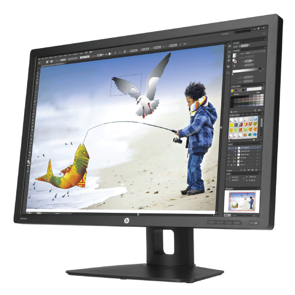 HP Z30i 30" IPS 2560x1600 8ms 16:10 USB DP DVI HDMI VGA Monitor | NO STAND