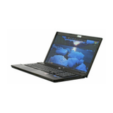 A certified refurbished HP ProBook 4720s, featuring a 17.3" display, Intel i5 460M 2.53GHz, 4GB RAM, and 500GB DW, is shown at an angle from the left side with the screen displaying icebergs and a sunset over water.