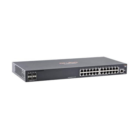 HPE Aruba 2930F JL253A Refurbished Managed Switch - Angled View