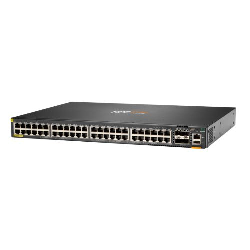 HPE Aruba CX 6200F 48G Class4 PoE 4SFP+ 370W JL727A Refurbished Switch - Front View