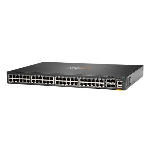 HPE Aruba CX 6200F 48G Refurbished Switch - Angled View