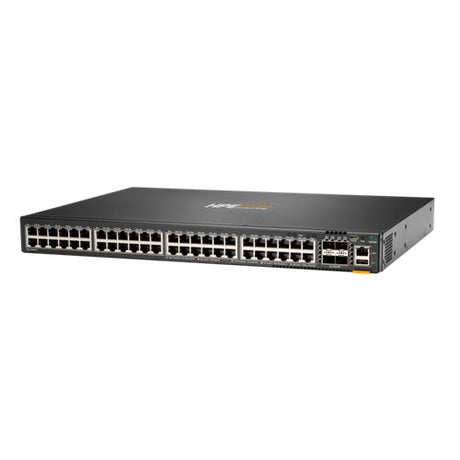 HPE Aruba CX 6200F 48G Refurbished Switch - Angled View