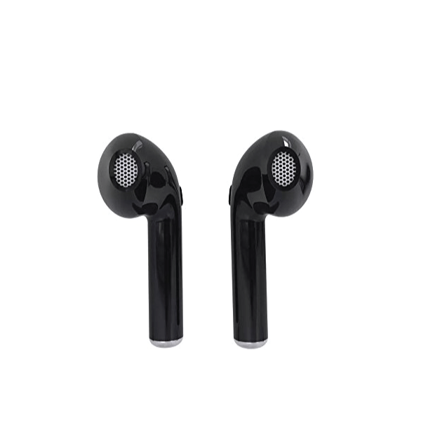 i7s TWS Wireless Bluetooth Twin Earbuds Earphones + Charger for iPhone or Samsung | Black