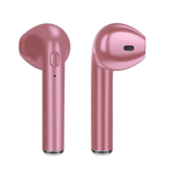 i7s TWS Wireless Bluetooth Twin Earbuds Earphones + Charger for iPhone or Samsung | Pink