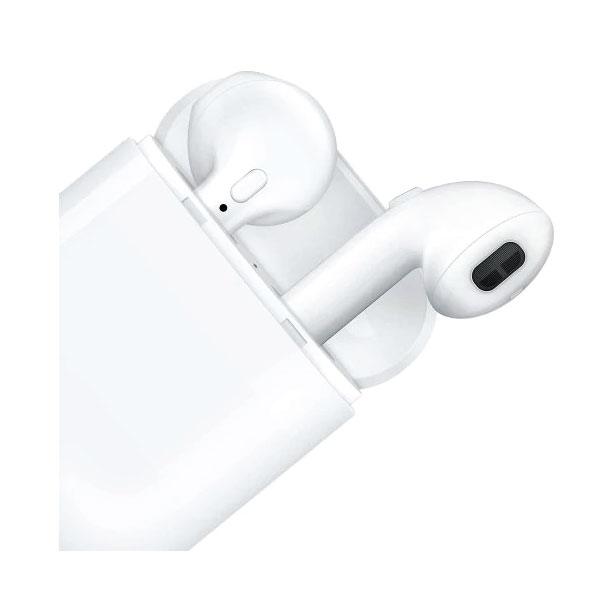 i9 TWS Wireless Bluetooth Twin Earbuds Earphones + Charger | White