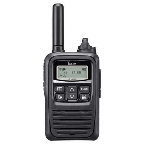 Icom IP100H WLAN WiFi Two-Way Radio Refurbished - Front View