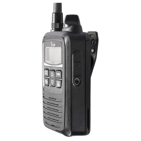 Icom IP100H WLAN WiFi Two-Way Radio Refurbished - Side Profile