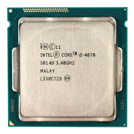 Intel i5 4670 3.4GHz 6MB LGA 1155 SR14D Computer CPU Processor