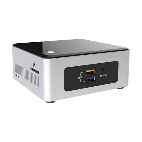 Intel NUC5PGYH Mini PC Pentium N3700 4GB 120GB SSD No OS WiFi Computer Refurbished Desktop - Front View