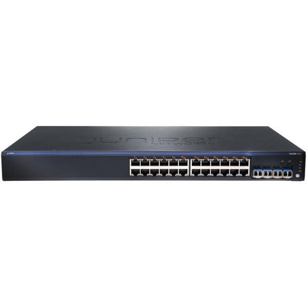 Juniper EX2200 24-Port PoE+ Gigabit + 4 SFP Switch | B-Grade 3mth Wty