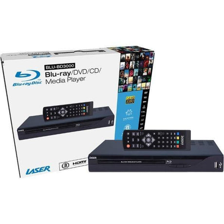 Laser Blu-Ray Player Multi Region/HDMI (BLU-BD3000) | NEW IN BOX 3mth Wty