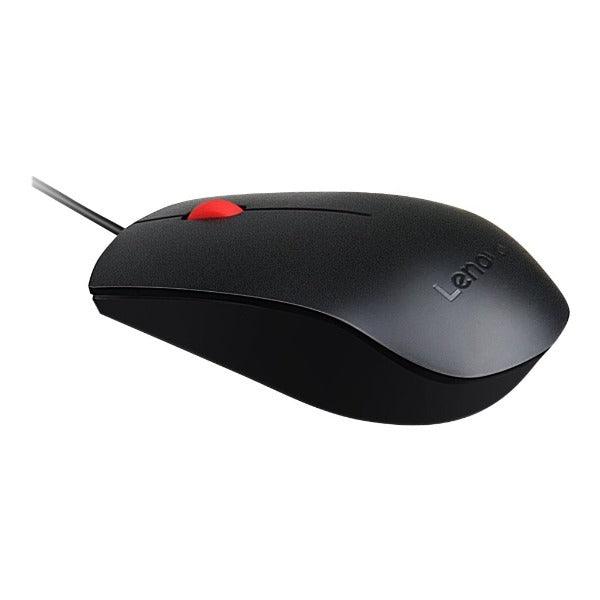 Lenovo 00PH133 Essential USB Wired Mouse Black | Brand New