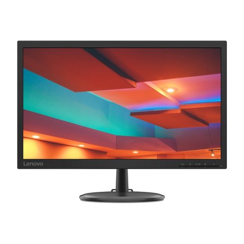 Lenovo D22-20 22in FHD Refurbished Monitor - Angled View