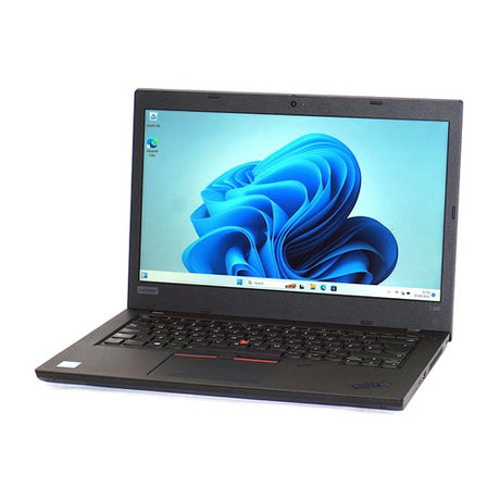 Lenovo ThinkPad L490 14in Refurbished Laptop - Angled View
