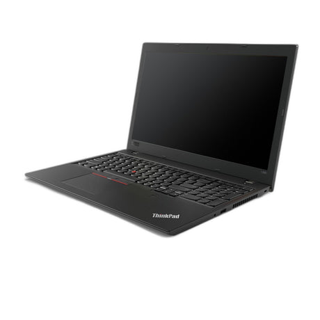 Lenovo ThinkPad L590 Laptop 15.6" i5-8265U 16GB 256GB SSD FHD Win 11 Pro Refurbished Laptop - Angled View