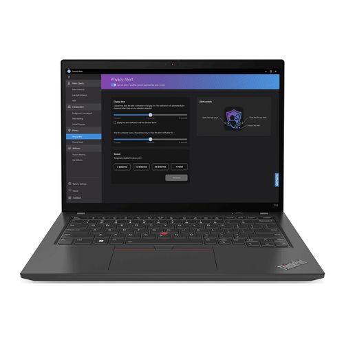 Lenovo ThinkPad T14 Gen 4 Laptop 14" i7-1355U 16GB 512GB SSD LTE Win 11 Refurbished Laptop - Front Open