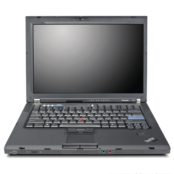 Lenovo ThinkPad T61 T7300 2GHz 3GB 160GB DVD 14" VB Laptop | B-Grade