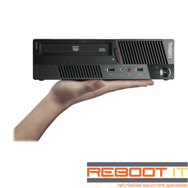 Lenovo Ultra Small ThinkCentre M90p Core i5 650 3.2GHz 4GB 320GB DVDRW Win 7 Computer PC Fast