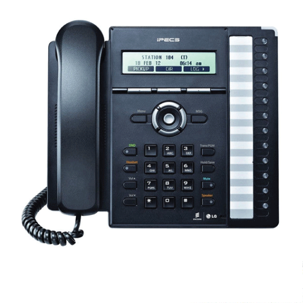 LG IPECS Lip-8012e Gigabit IP Phone - Includes stand and cable | 3mth Wty