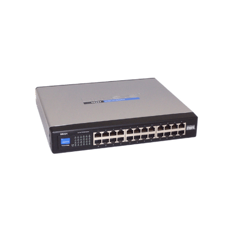 Refurbished - Linksys SR224 24-Port 10/100 Switch | 3mth Wty - Reboot IT