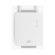 A white Cisco Meraki MR62 Outdoor 802.11n Cloud-Managed Access Point by Cisco with two antennas and front LED indicators is mounted on a white background.