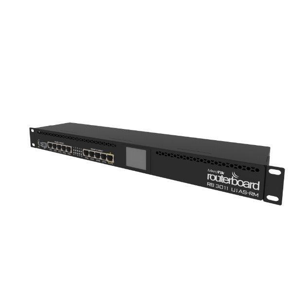 MikroTik RB3011UiAS-RM 10-Port Gbe USB 3.0 PoE MultiPort Device | 3mth Wty