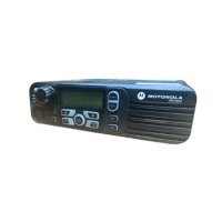 The Motorola DM3600 MOTOTRBO Digital Mobile Radio VHF/UHF 160Ch Display is a black, certified refurbished unit featuring a display screen, buttons, and knobs on the front panel for reliable communication.