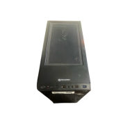 A black Thermaltake MSI gaming desktop is shown from above, highlighting its mesh top and front ports; this certified refurbished PC features an Intel Core i7-8700, GTX 1060, 32GB RAM, 2TB HDD, 1.5TB SSD, WiFi, and Windows 11 Pro.