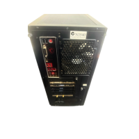 Rear view of a certified refurbished MSI Thermaltake gaming desktop with NU540 label, showing ports, ventilation, and slots. Features include Intel Core i7-8700, 32GB RAM, 2TB HDD + 1.5TB SSD, GTX 1060, WiFi, and Windows 11 Pro.